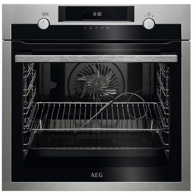 AEG SteamBake Electric Built-in Single Oven - Stainless Steel