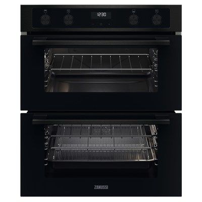 Zanussi Series 20 Multifunction Built-under Double Oven With Catalytic Cleaning - Black