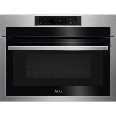 AEG KME768080M Built In Compact Electric Single Oven with Microwave Function - Stainless Steel