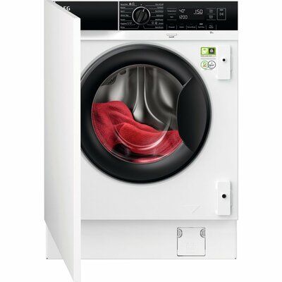 AEG 8000 OKOMIX LF8E8436BI Integrated Washing Machine - White