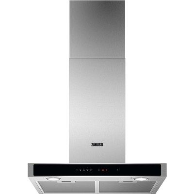 Zanussi ZFT916Y AirBreeze 90cm Flat Chimney Cooker Hood - Stainless Steel