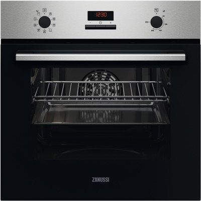 Zanussi ZOHCX3X2 Series 20 65L Multifunction Electric Single Oven - Stainless Steel