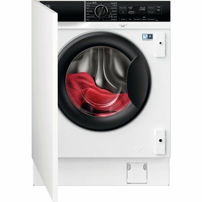 AEG ProSteam Technology LF7C8636BI Integrated 8kg Washing Machine - White