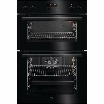 AEG DCE531160B Integrated Double Oven 61L Capacity - Black
