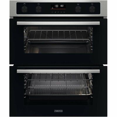 Zanussi ZPCNA7XN Series 40 AirFry Built Under Double Oven - Stainless Steel