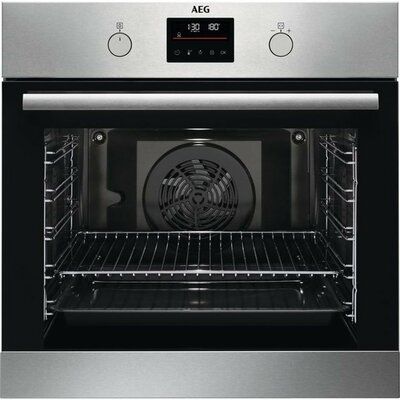 AEG Steambake BPS355061M Built In Electric Single Oven - Stainless Steel