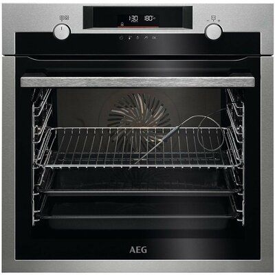 AEG Series 6000 Steambake BPS356061M Electric Pyrolytic Oven - Stainless Steel 