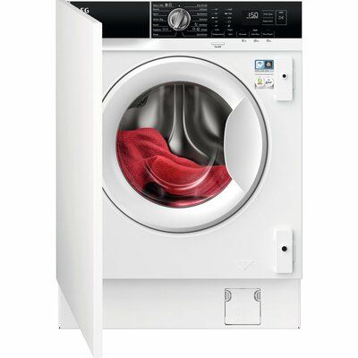 AEG ProSteam Technology LF7E7431BI Integrated 7kg Washing Machine - White 