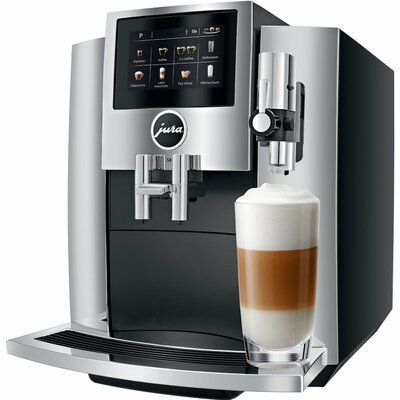 Jura S8 Smart Bean to Cup Coffee Machine - Chrome & Black