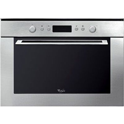 Whirlpool AMW820/IX Built In Microwave With Grill - Stainless Steel
