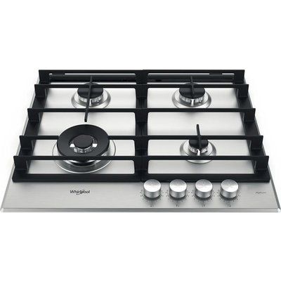 Whirlpool GMWL628/IXL 59cm Gas Hob - Stainless Steel