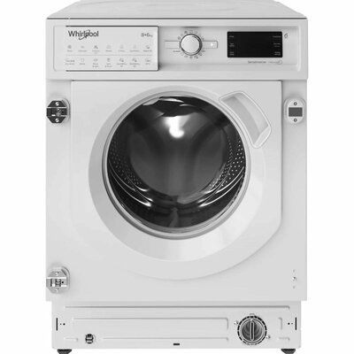 Whirlpool BIWDWG861485UK Built-In Washer Dryer 8kg+6kg Capacity - White