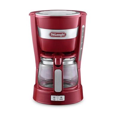 DeLonghi ICM14011.R Active Line Filter Coffee Machine - Red