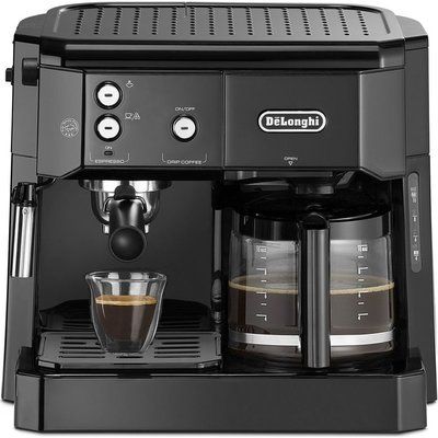 Delonghi Combi BCO411.BK Filter & Pump Coffee Machine - Black 
