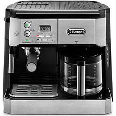 Delonghi Combi BCO431.S Filter Coffee Machine - Silver & Black