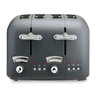 DeLonghi CT04.GY Argento Silva Toaster - Grey