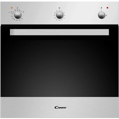 Candy OVG505/3X Plan Gas Built In Single Oven Stainless Steel