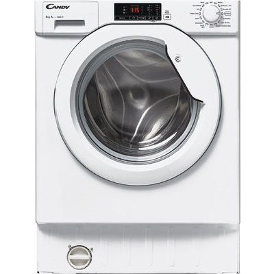 Candy CBWM816D-80 Integrated 1600 Spin Washing Machine - White