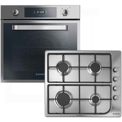 Hoover HPRGM60SS Multifunction Electric Oven & Gas Hob Pack