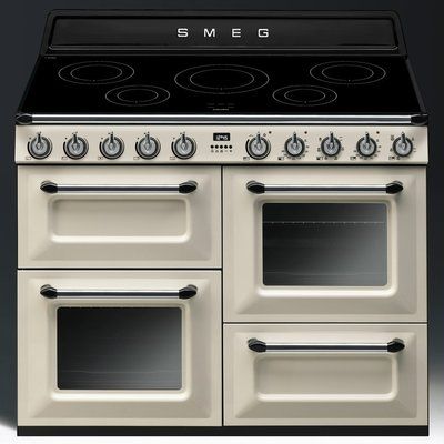 Smeg Victoria TR4110IP 110cm Electric Range Cooker with Induction Hob - Cream