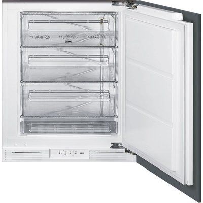 Smeg UKUD7108FSEP Integrated Undercounter Freezer - White