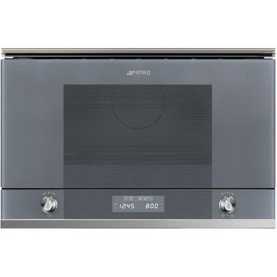 Smeg Linea MP122S1 Built In Microwave With Grill