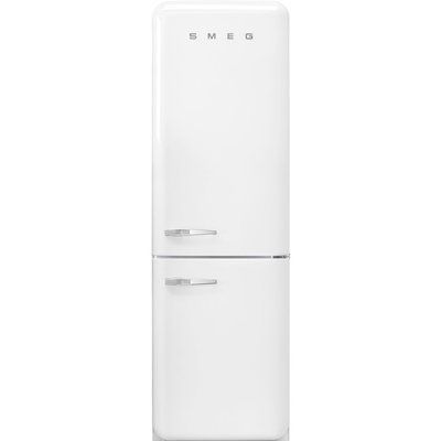 Smeg FAB32RWH3UK 301 Litre Freestanding Fridge Freezer Retro 60/40 Split Frost Free A+++ Energy Rating 60cm Wide - White