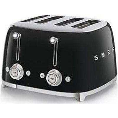 Smeg 50S 4 Slice Toaster - Black