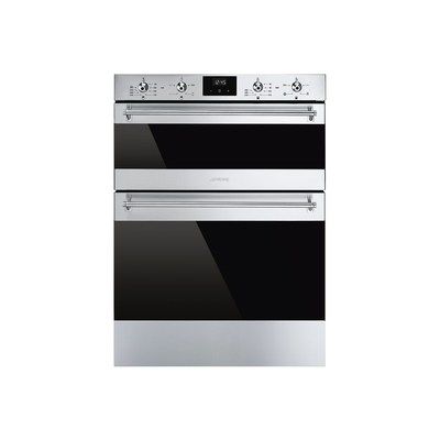 Smeg DUSF6300X Classic Multifunction Electric Built Under Double Oven - Stainless Steel