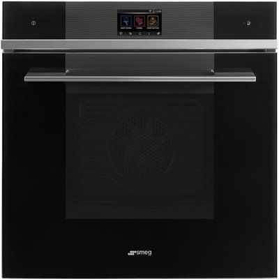 Smeg Linea SFP6104WTPN Wifi Connected Built In Electric Single Oven - Black