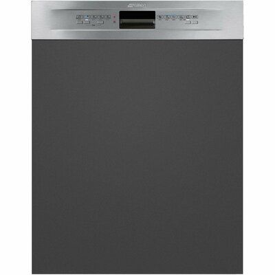 Smeg DD13E2 Drawerline 13 Place Settings Semi Integrated Dishwasher - Stainless steel