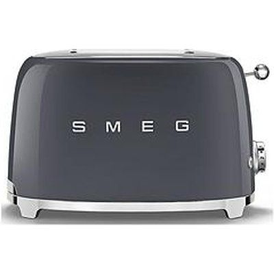 Smeg TSF01GRUK 2 Slice Toaster - Slate Grey