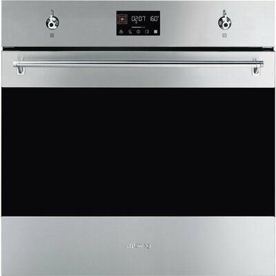 Smeg SOP6302TX Classic Electric Self Cleaning Digital Single Oven - Stainless Steel