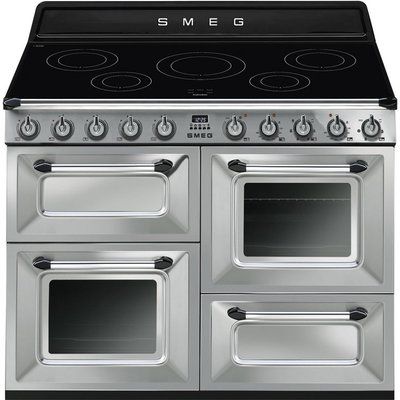 Smeg Victoria TR4110iX-1 110cm Electric Range Cooker with Induction Hob - Stainless Steel