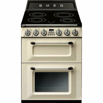 Smeg Victoria TR62IP2 60cm Electric Cooker with Induction Hob - Cream