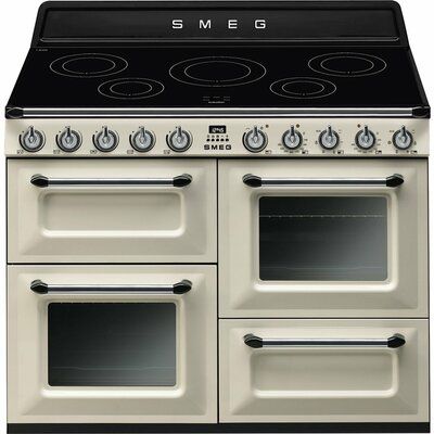 Smeg Victoria TR4110IP2 110cm Electric Range Cooker with Induction Hob - Cream