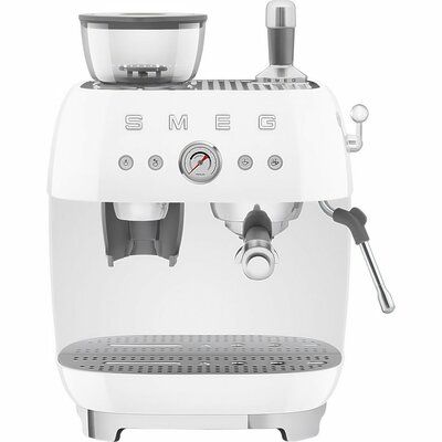 Smeg 50s Style EGF03WHUK Espresso Coffee Machine - White