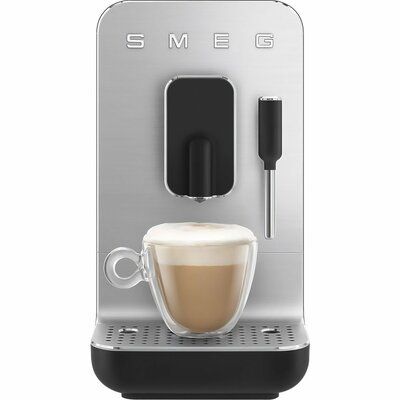 Smeg 50s Style BCC12BLMUK Espresso Coffee Machine - Matt Black