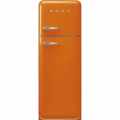 Smeg Right Hand Hinge FAB30ROR5UK 70/30 Fridge Freezer - Orange