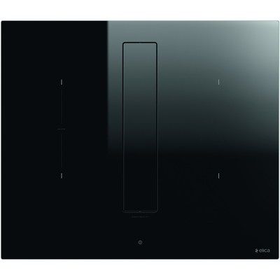 Elica NT-FIT-60 60cm Wide Induction Hob With In-built Extractor - Black