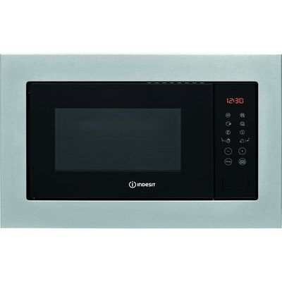 Indesit Hotpoint MWI125GXUK 25L 900W Built-in Microwave & Girll - Stainless Steel