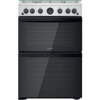 Indesit Amelia ID67G0MCX/UK Gas Cooker - Silver