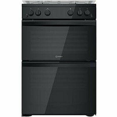 Indesit ID67G0MMB/UK Double Oven Gas Cooker