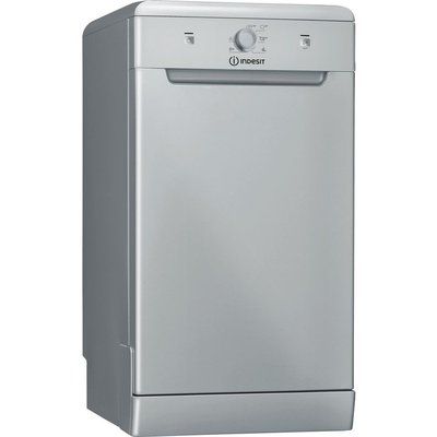 Indesit DSFE 1B10 S UK N Slimline Dishwasher - Silver 
