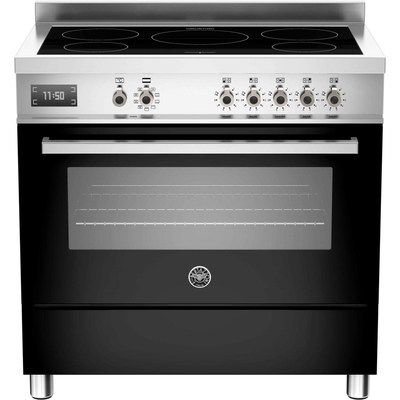Bertazzoni PRO90-5IND-MFE-S-NET PRO90-5I-MFE-S-NET Professional 90cm Electric Range Cooker With 5 Zone Induction Hob