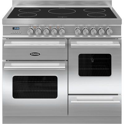 Britannia Delphi 100 XG Electric Induction Range Cooker - Stainless Steel