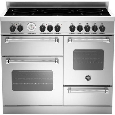 Bertazzoni Master Series MAS100-5I-MFE-T-XE 100cm Electric Range Cooker with Induction Hob - Stainless Steel