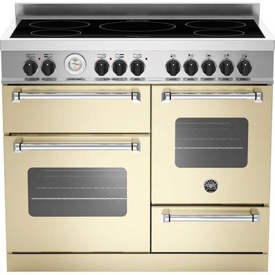 Bertazzoni Master Series MAS100-5I-MFE-T-CRE 100cm Electric Range Cooker with Induction Hob