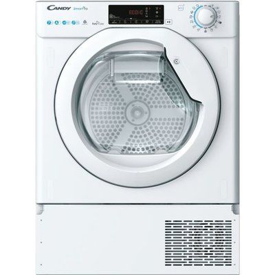Candy BCTDH7A1TE Integrated Wifi Connected 7Kg Heat Pump Tumble Dryer - White