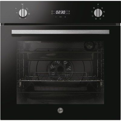 Hoover HOC3UB3158BI H-OVEN 300 8 Function Electric Built-in Single Oven With Hydrolytic Cleaning - Black
